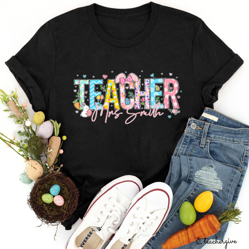 Personalized Teacher Name Teacher T-Shirt