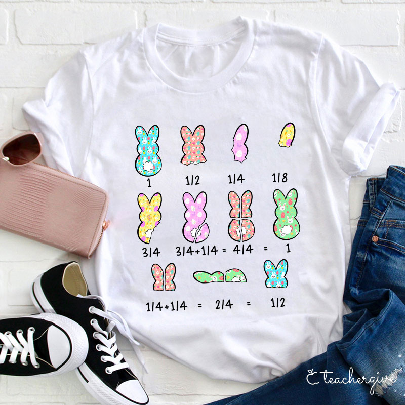 Bunny Calculation Teacher T-Shirt