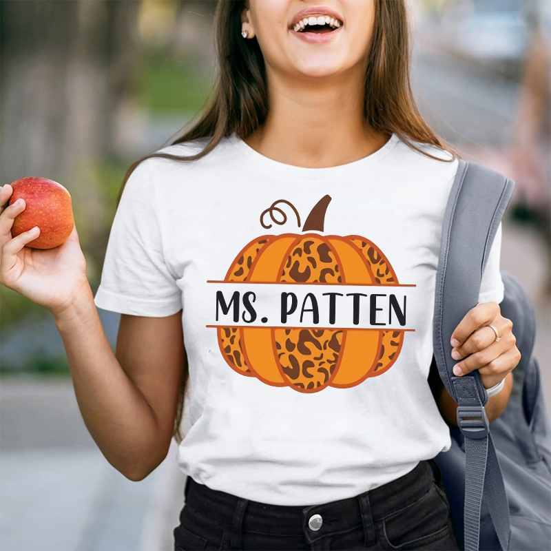 Personalized Pumpkin T-Shirt