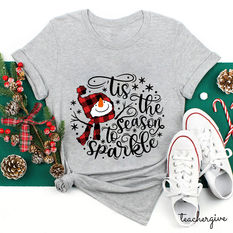 Tis The Season To Sparkle Teacher T-Shirt