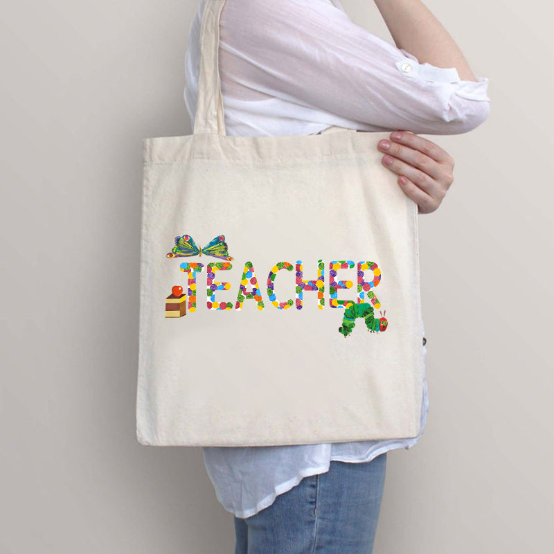 Teacher Butterflies Tote Bag