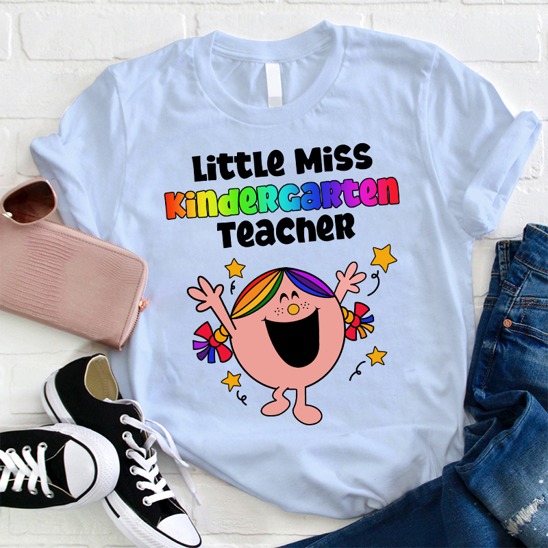 Personalized Little Miss A Passionate Teacher T-Shirt