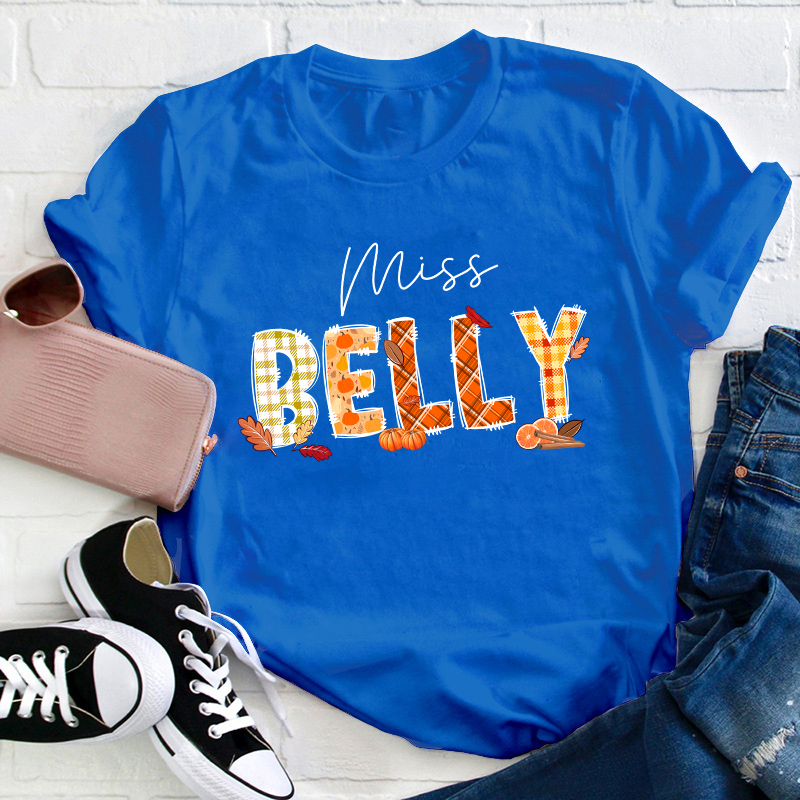 Personalized Name Autumn Is Coming Teacher T-Shirt