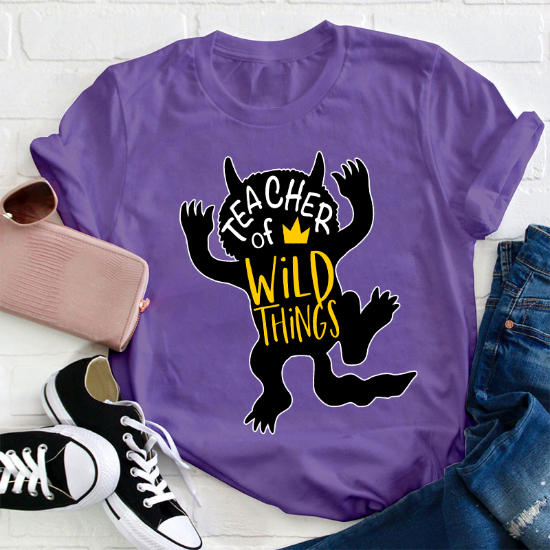 Teacher of Wild Things Teacher T-Shirt