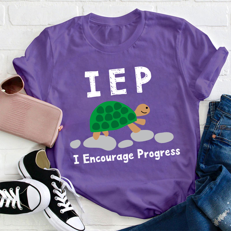 I Encourage Progress Teacher T-Shirt