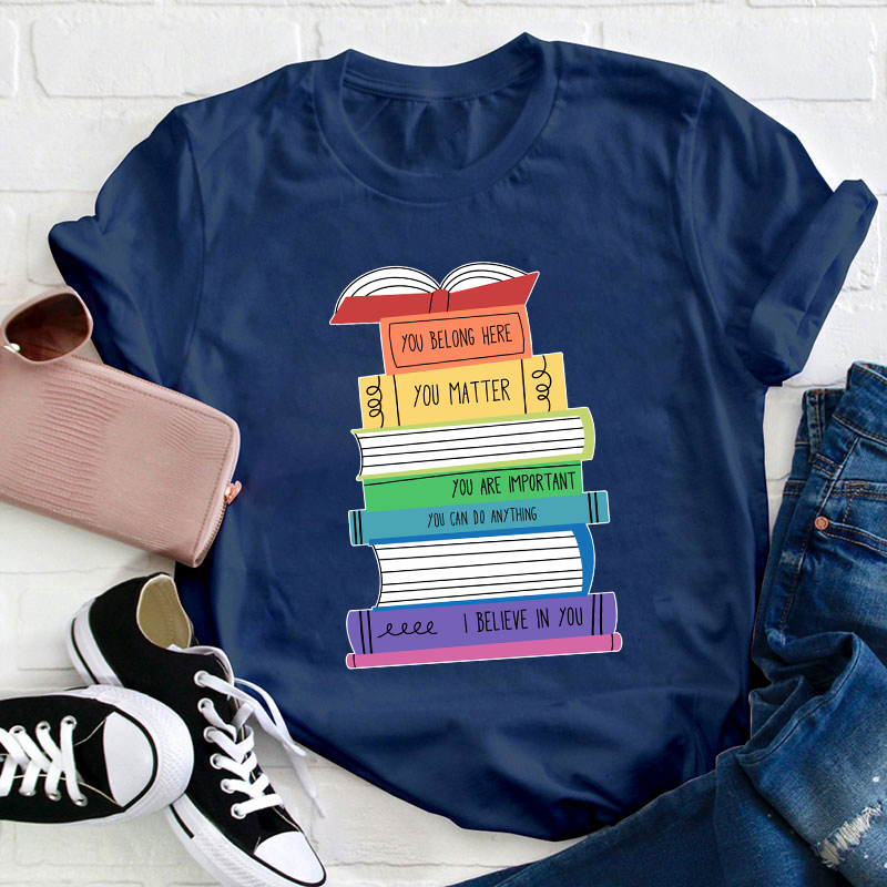 Positive Books Teacher T-Shirt