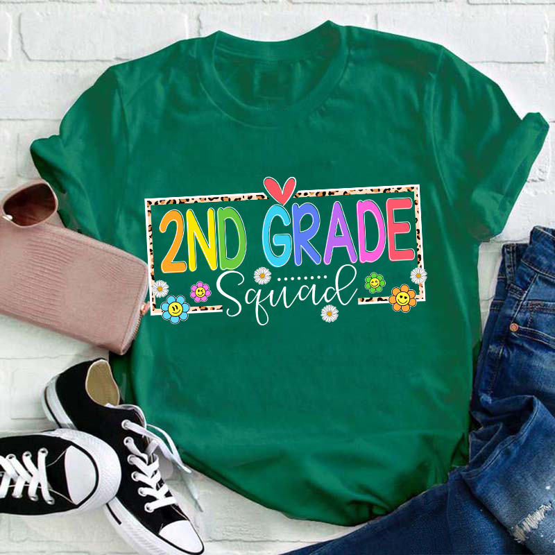 Personalized Grade Squad Teacher T-Shirt