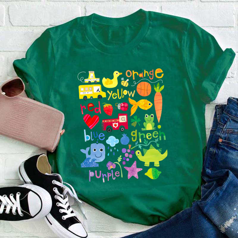 What's Your Favorite Color Teacher T-Shirt