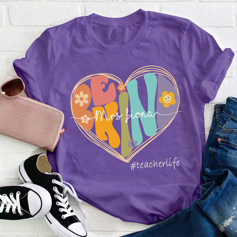 Personalized Be Kind T-Shirt