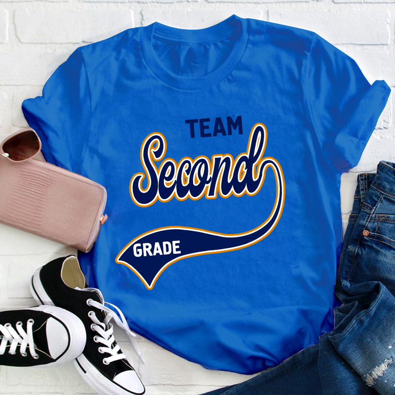 Personalized Grade Teacher Team Teacher T-Shirt