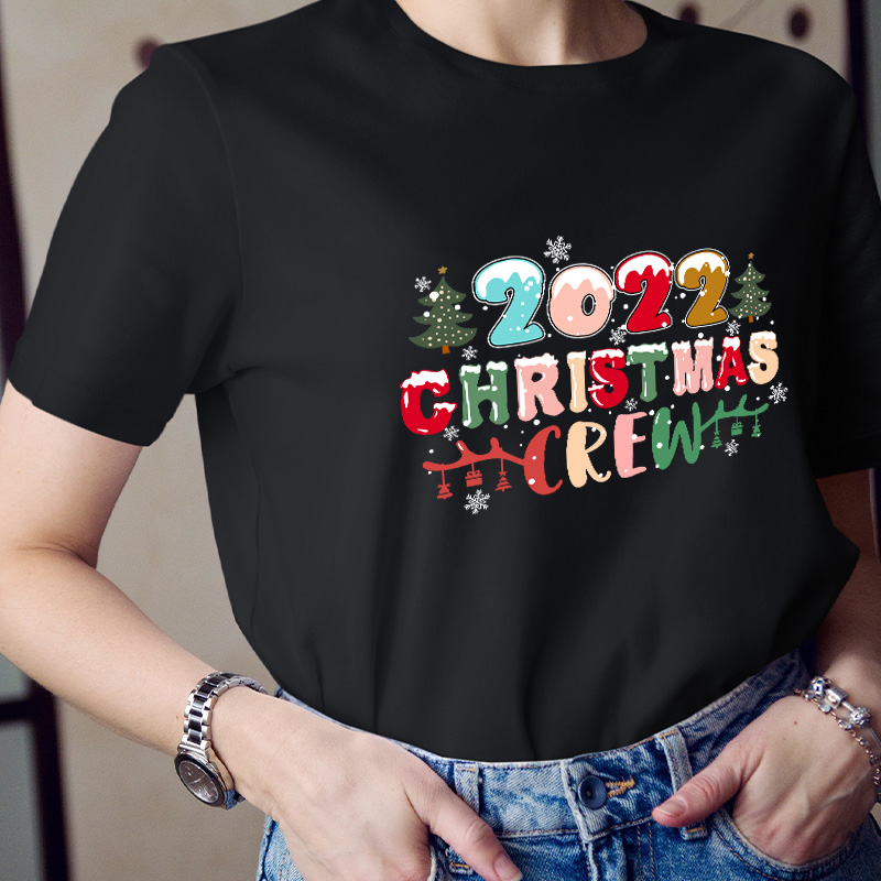 2022 Christmas Crew Teacher T-Shirt