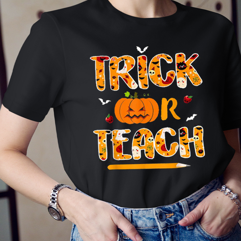 Trick Or Teach Pumpkin T-Shirt