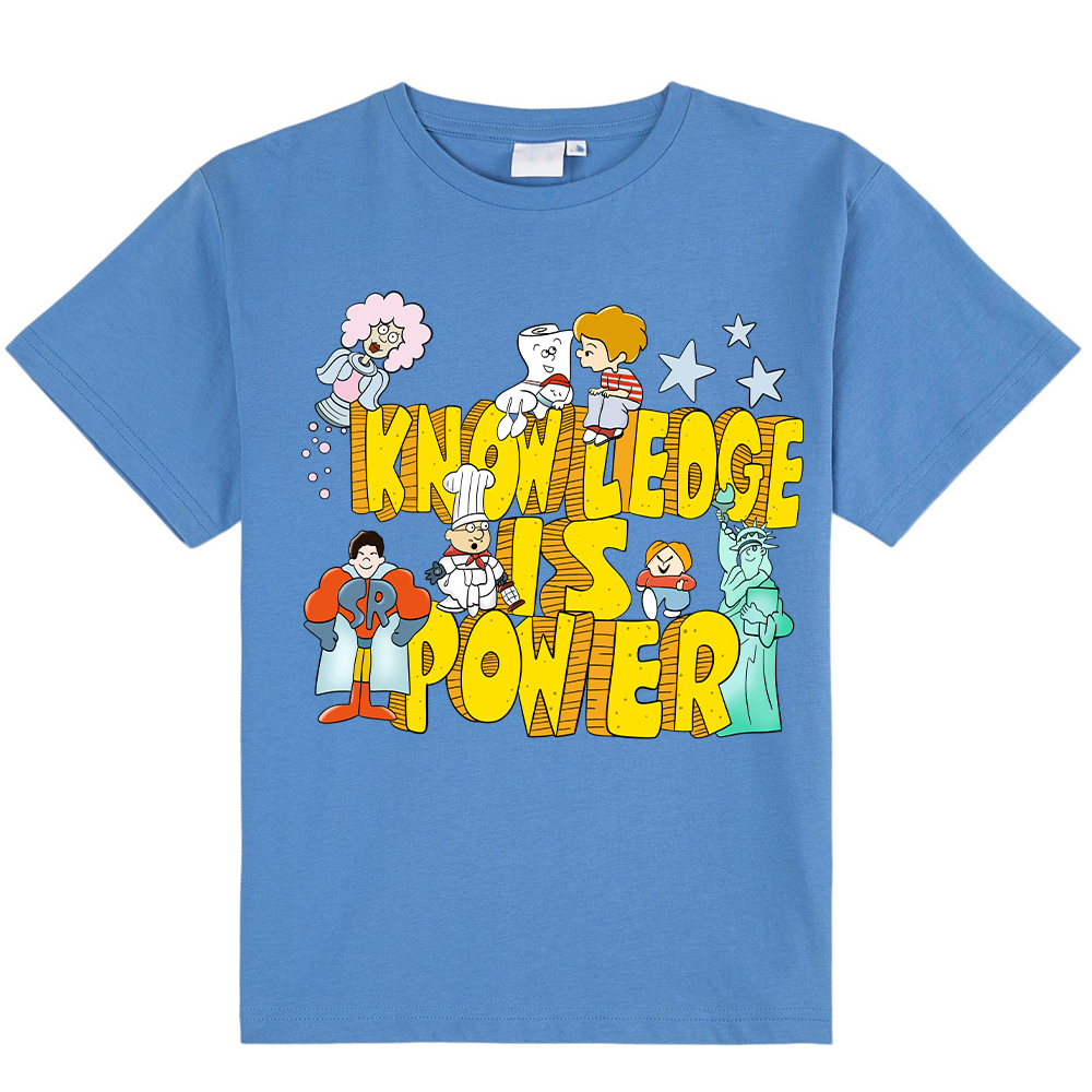 Knowledge Is Power Kids T-Shirt