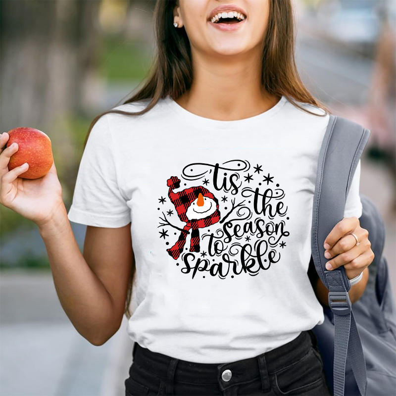 Tis The Season To Sparkle Teacher T-Shirt