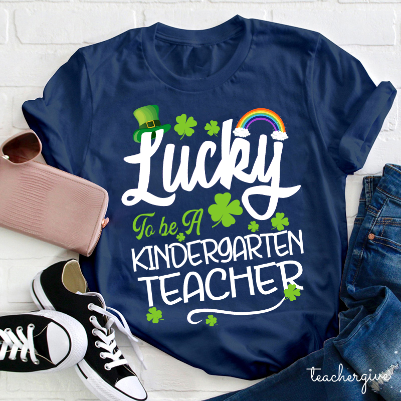Personalized Lucky To Be A Teacher T-Shirt
