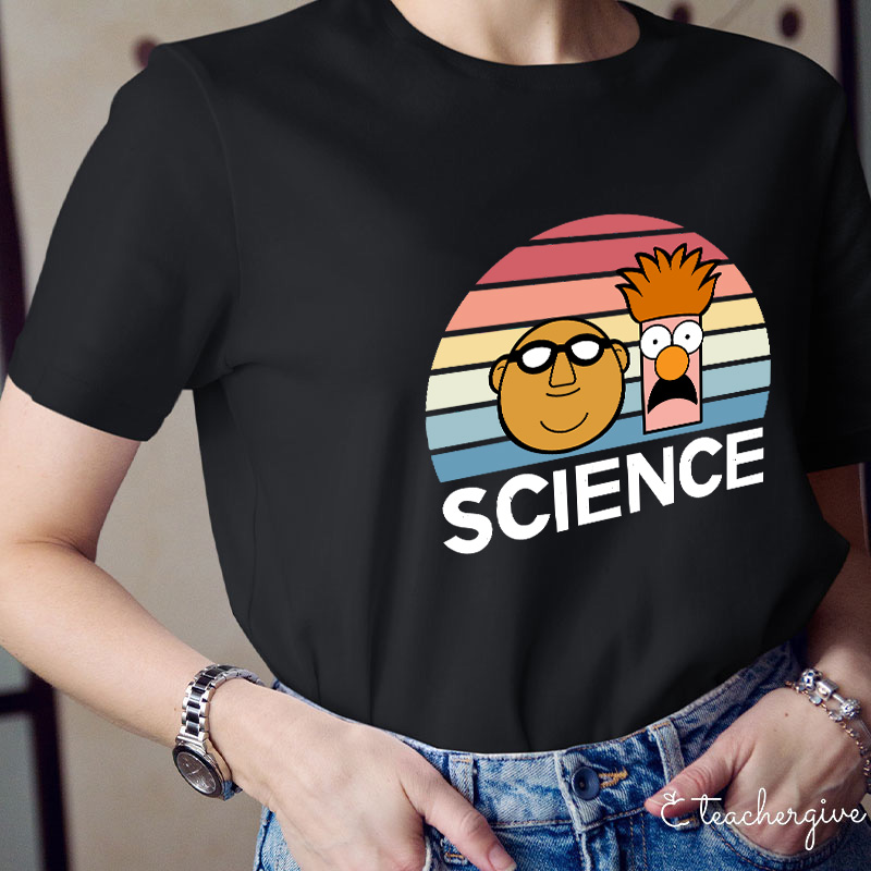 Bunsen And Beaker Science Teacher T-Shirt