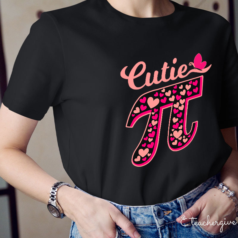 Cutie Pi The Number Math Teacher T-Shirt