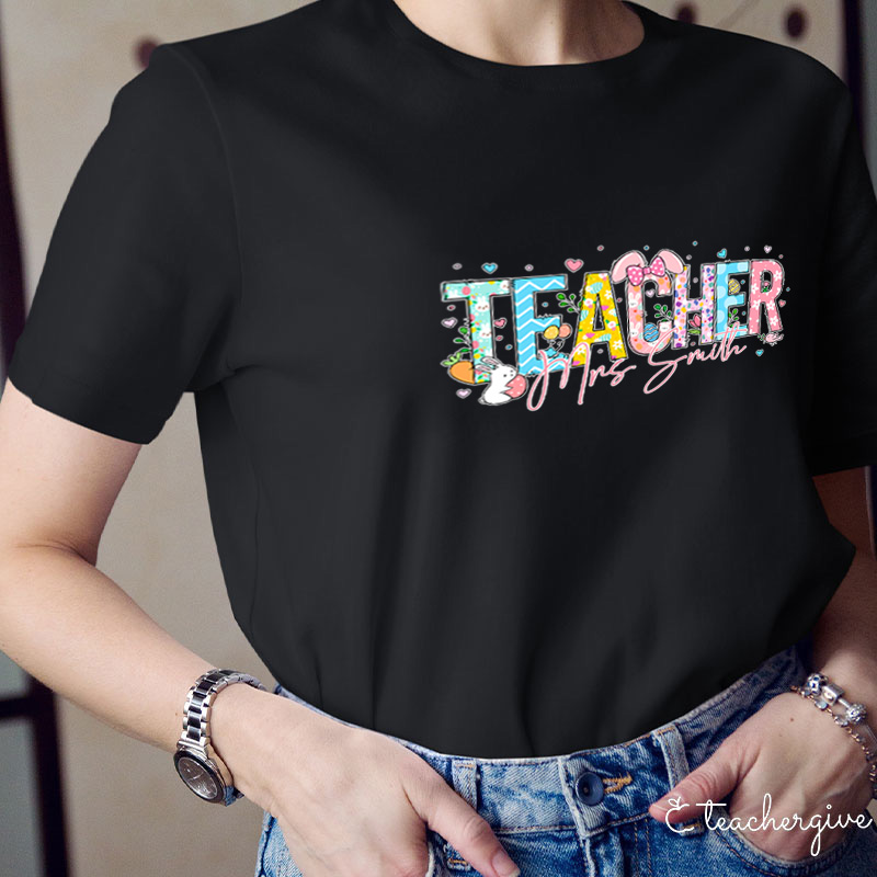 Personalized Teacher Name Teacher T-Shirt