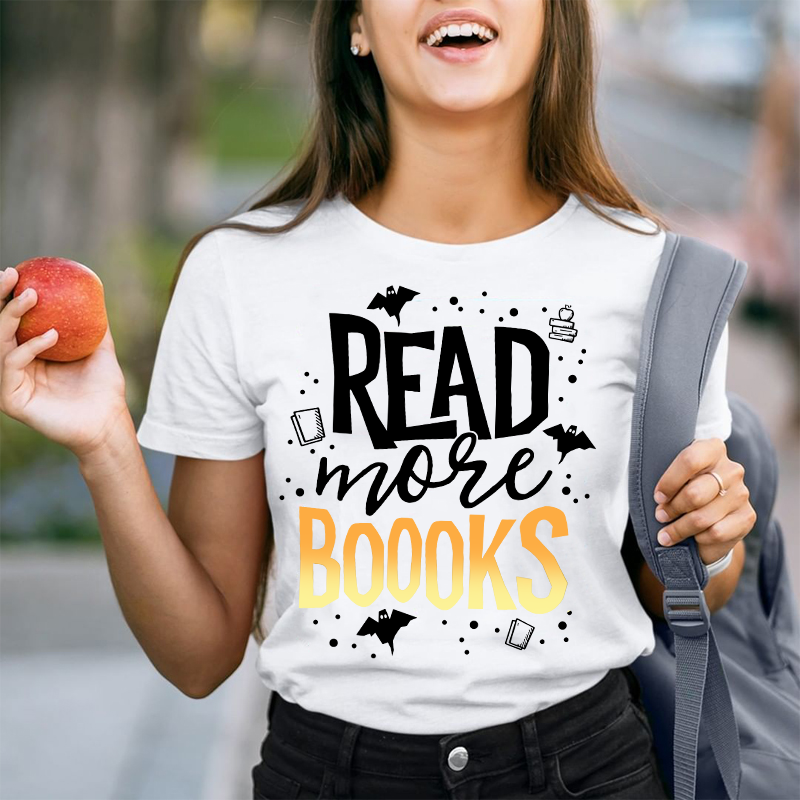 Read More Boooks Bat T-Shirt