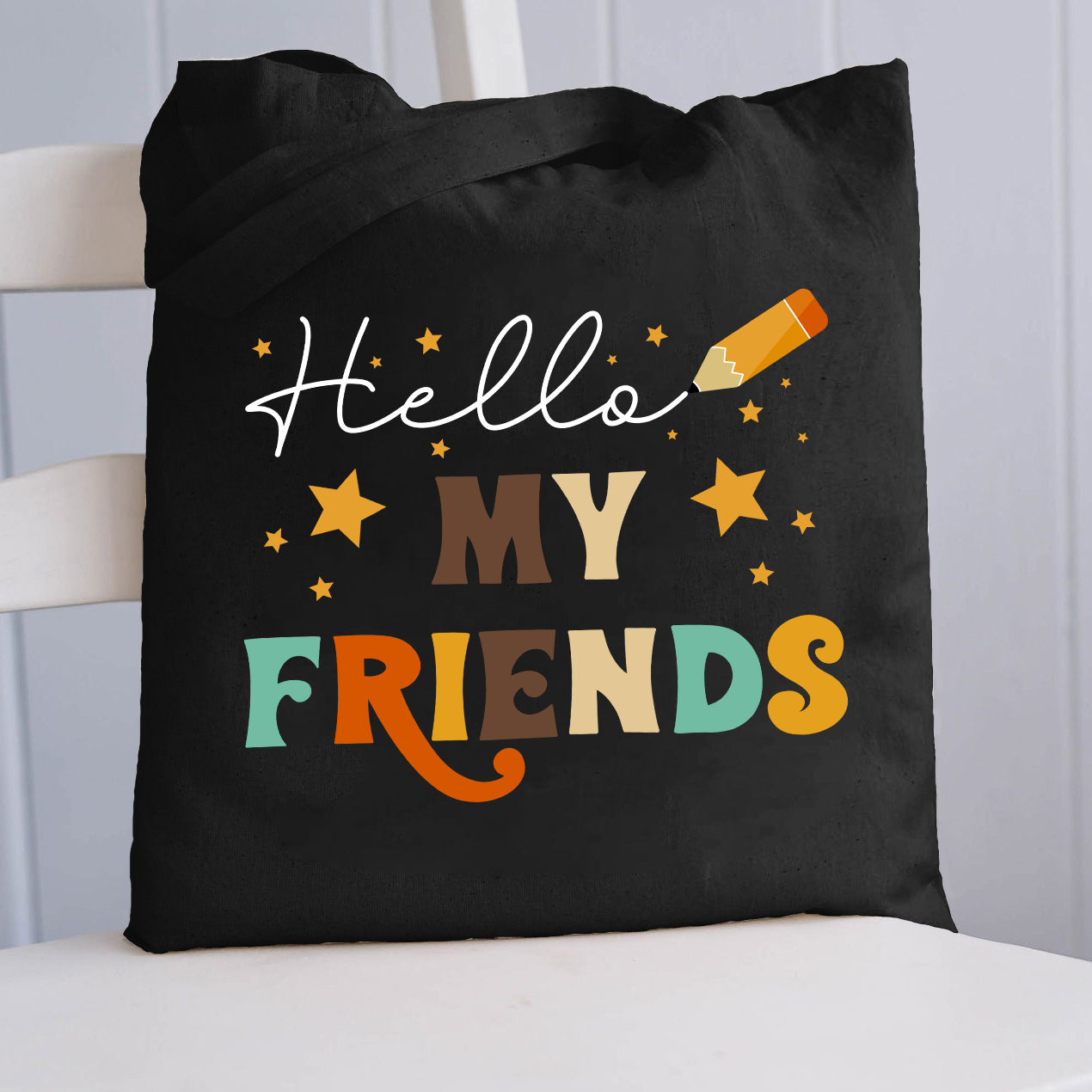 Hello My Friends Tote Bag