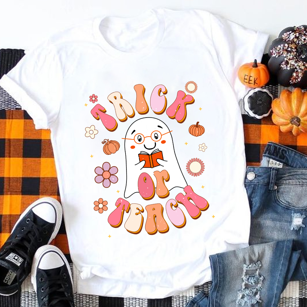 Trick Or Teach Carpet Of Flowers T-Shirt