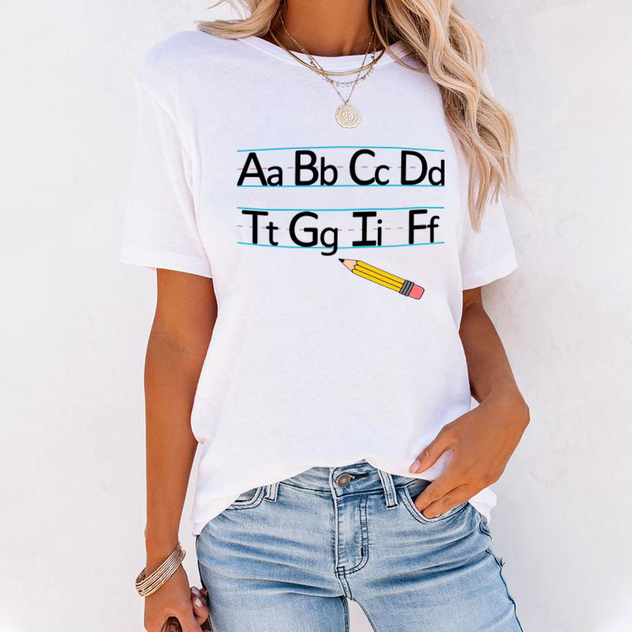 ABCD Teacher T-Shirt