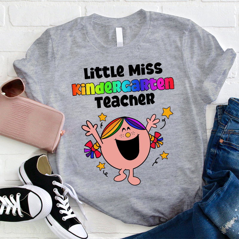 Personalized Little Miss A Passionate Teacher T-Shirt