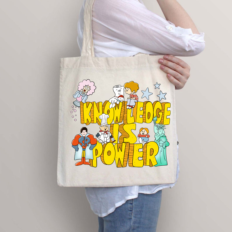 Knowledge Is Power Tote Bag