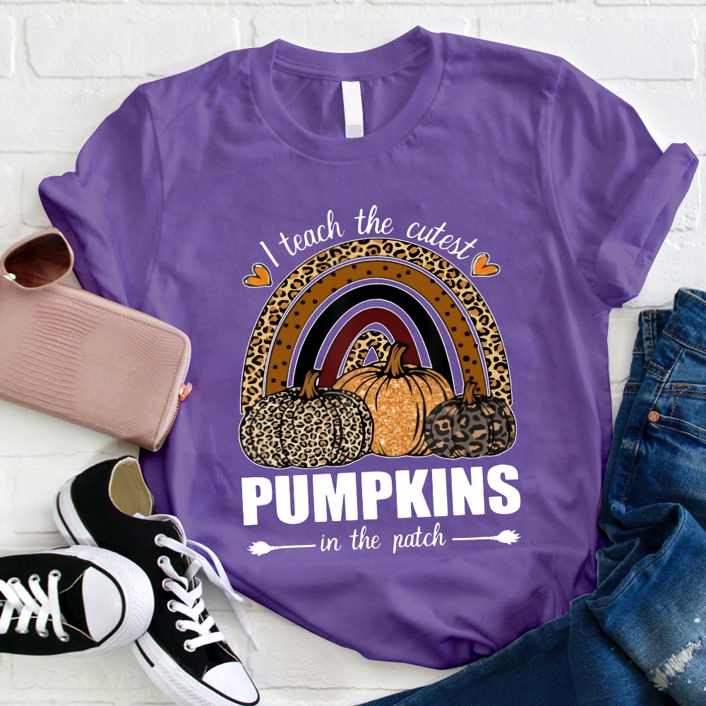 Leopard Pumpkins In The Patch T-Shirt