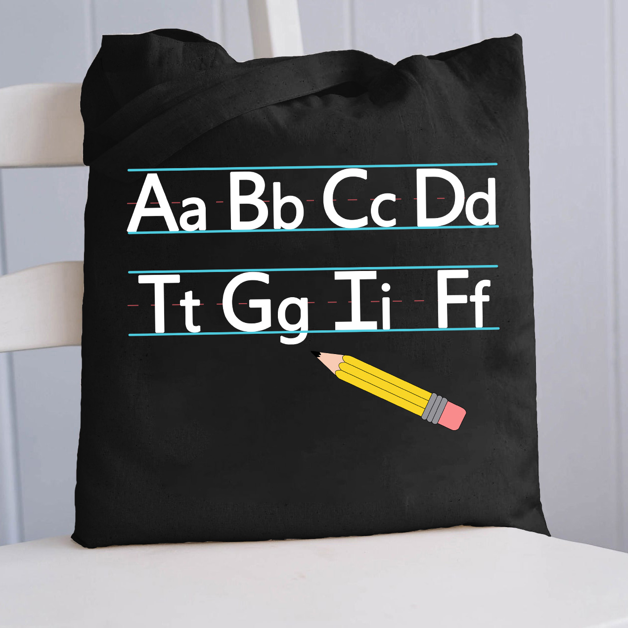 LatestABCD Teacher Tote Bag for Sale-Teachersgram