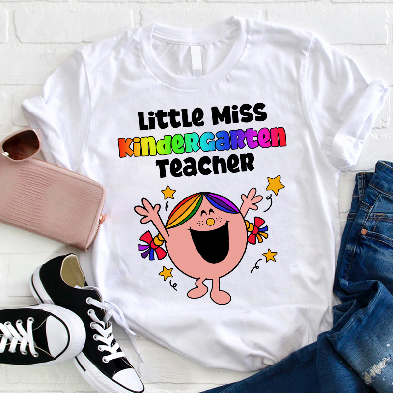 Personalized Little Miss A Passionate Teacher T-Shirt