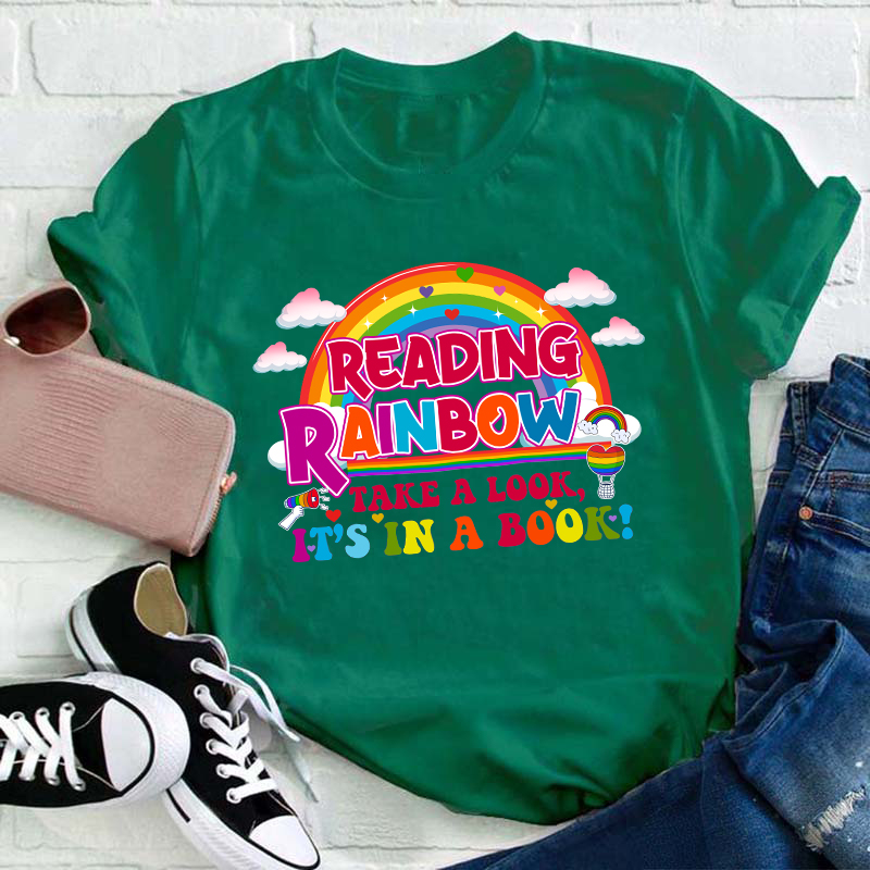 Reading Rainbow Take A Look Teacher T-Shirt