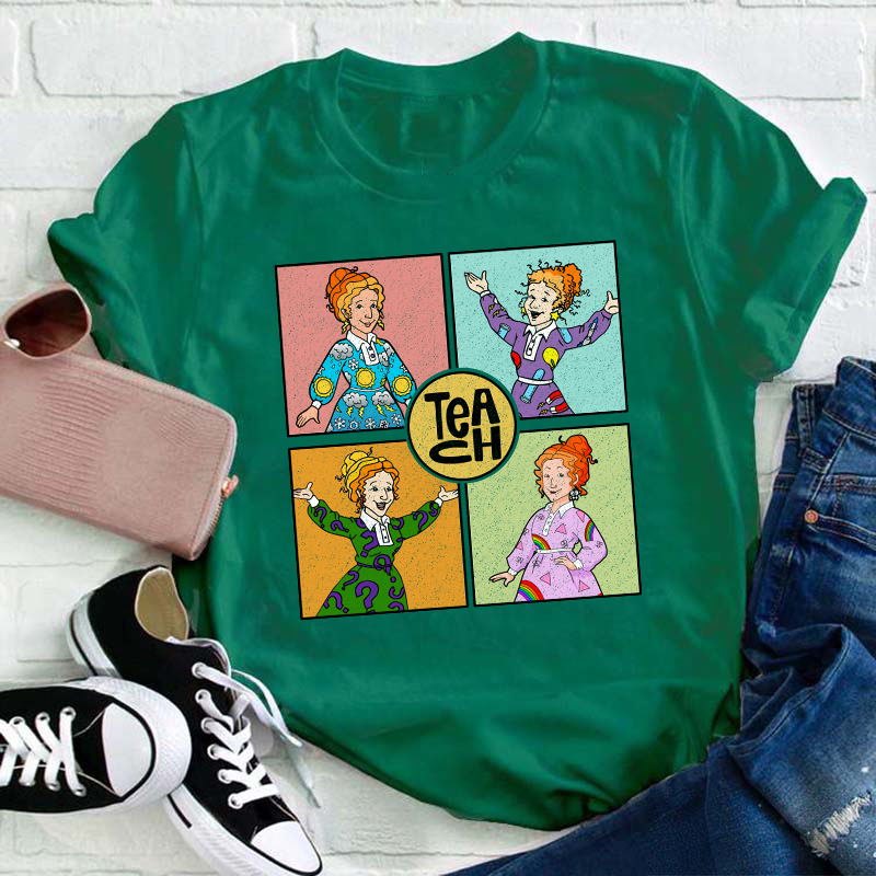 Teach Magic School Bus Teacher T-Shirt