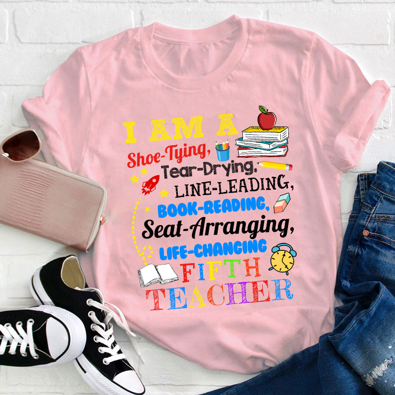 Personalized I Am A Teacher T-Shirt