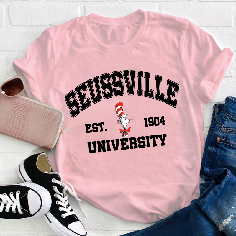Seussville University Teacher T-Shirt