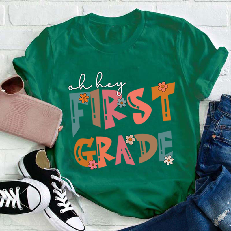Personalized Grade Oh Hey Teacher T-Shirt
