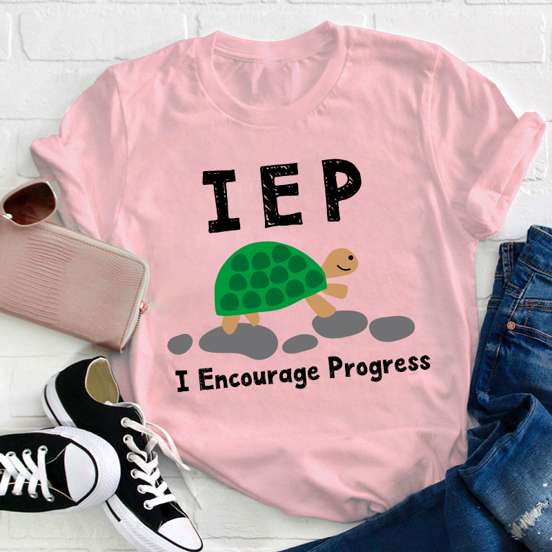 I Encourage Progress Teacher T-Shirt