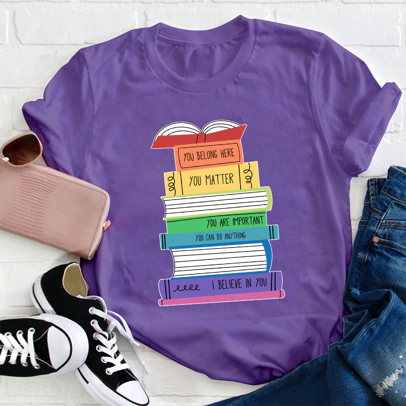 Positive Books Teacher T-Shirt