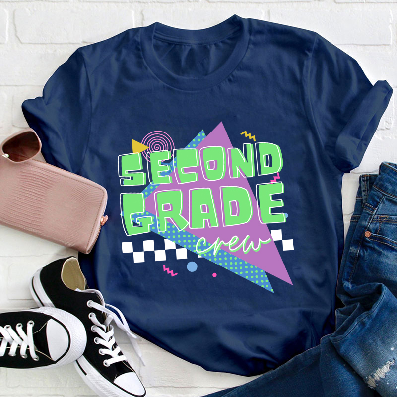 Personalized Grade Crew Teacher T-Shirt