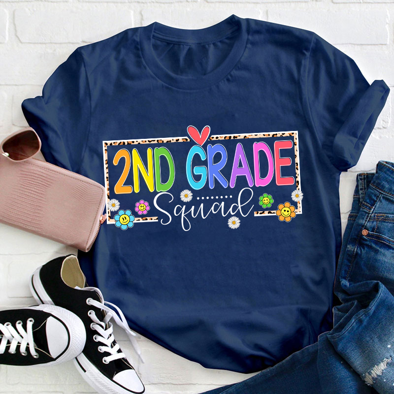 Personalized Grade Squad Teacher T-Shirt