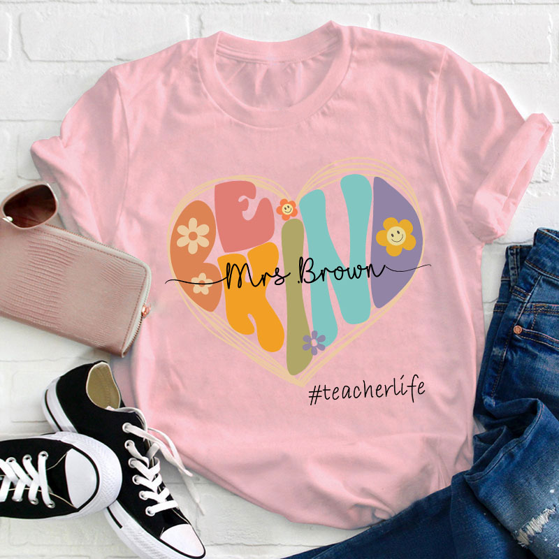 Personalized Be Kind T-Shirt