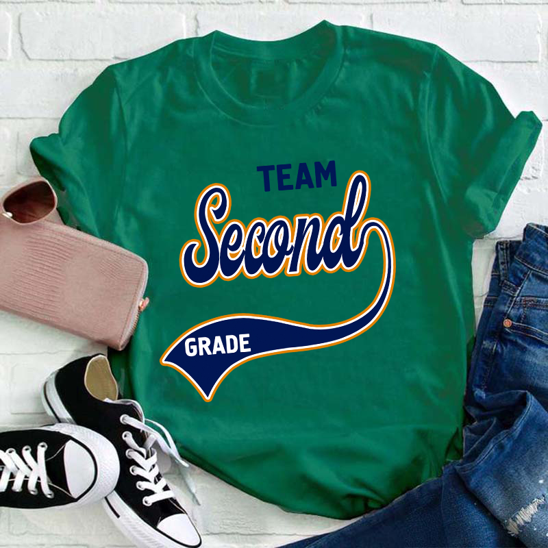 Personalized Grade Teacher Team Teacher T-Shirt