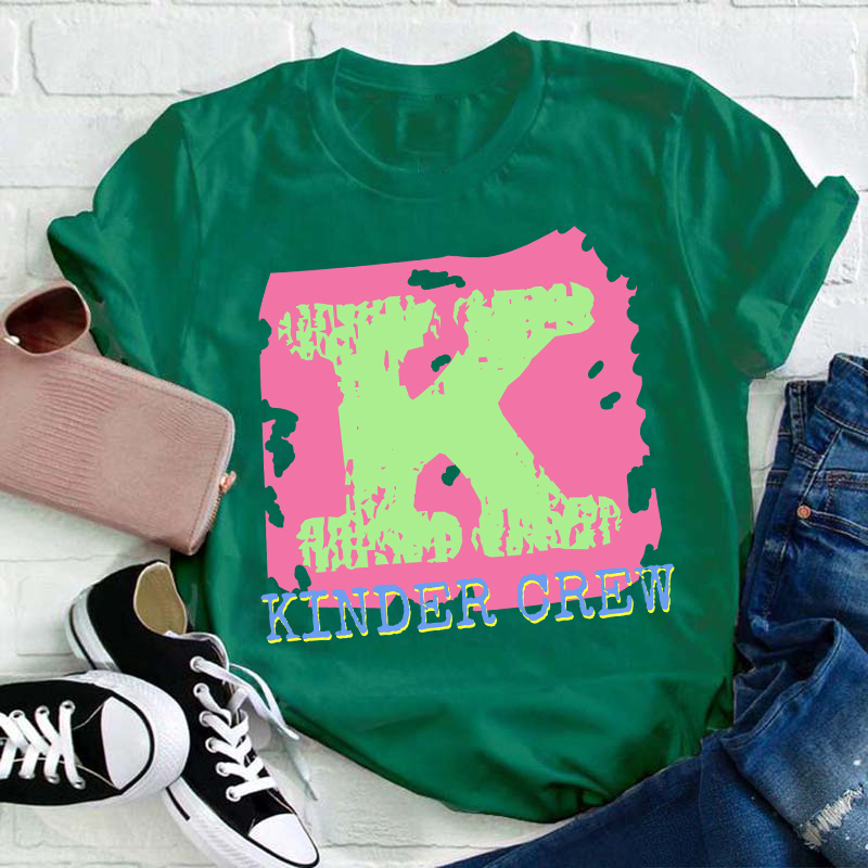 Personalized Grade Crew Teacher T-Shirt