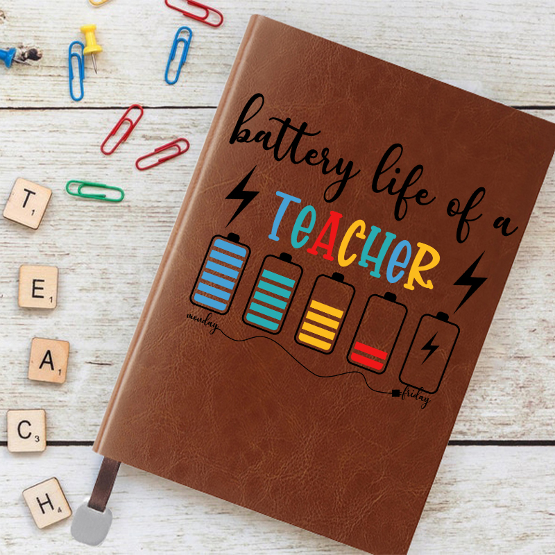 Battery Life Of A Teacher Notebook