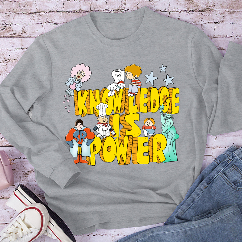 Knowledge Is Power Long Sleeve T-Shirt
