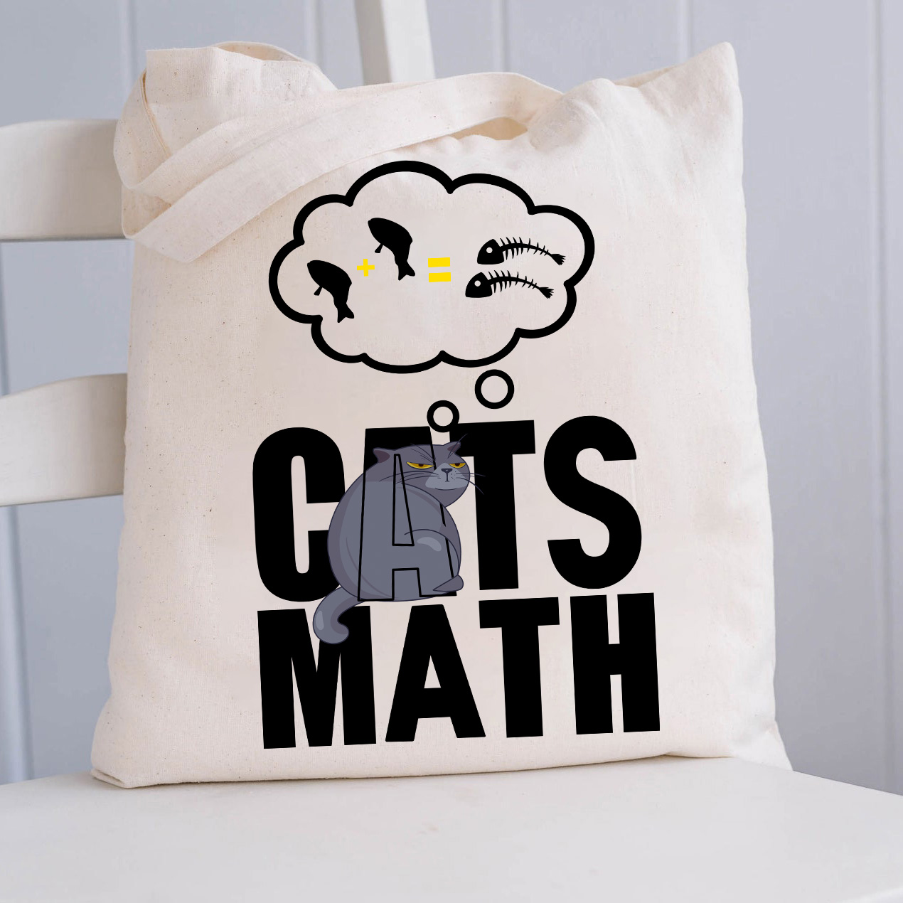 Cats Math Tote Bag