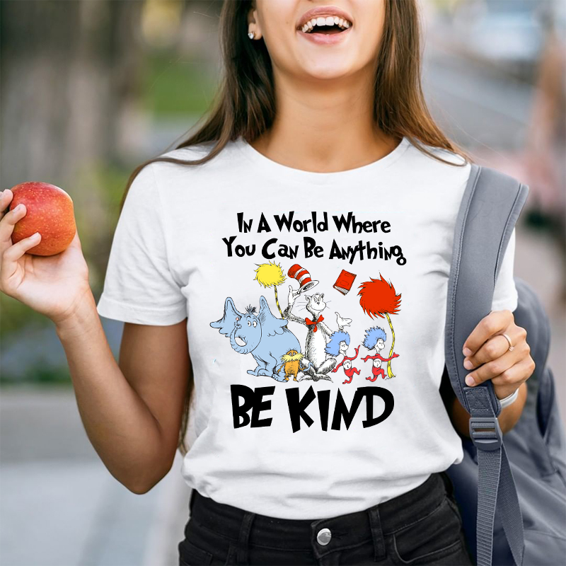 Elephant And Cat In A World Where You Can Be Anything T-Shirt