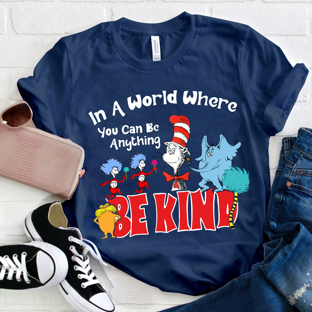 In A World Where You Can Be Anything Circus Figures T-Shirt