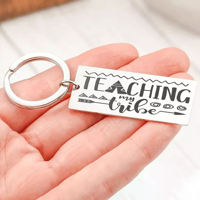 Personalized Teaching My Tribe Keychain