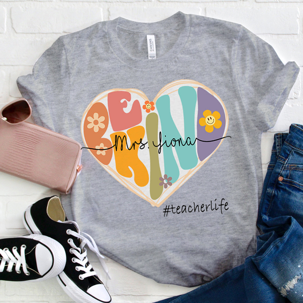 Personalize Be Kind T-Shirt